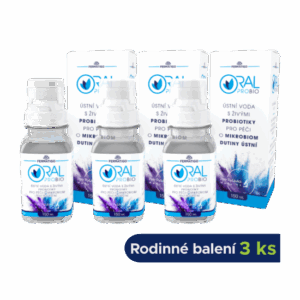 ORAL PROBIO – Ústní voda s živými probiotiky 150 ml