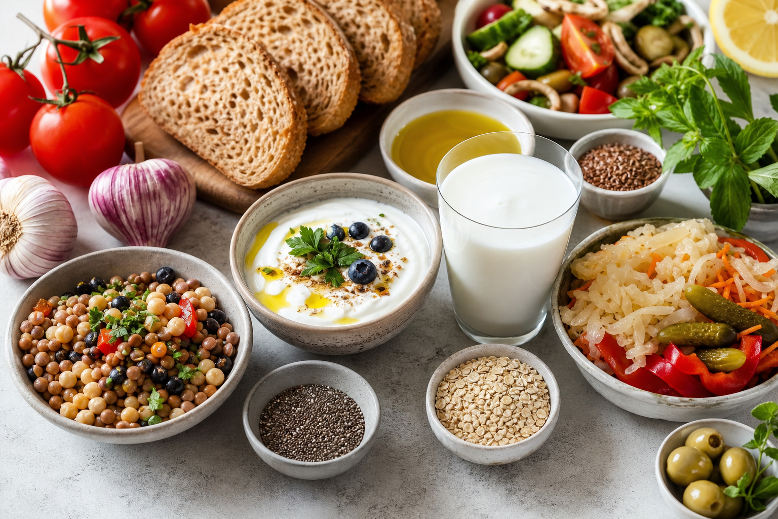 Probiotika, prebiotika a fermentované potraviny: Jaký je mezi nimi rozdíl?